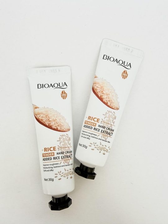 کرم مرطوب کننده دست تیوپی عصاره برنج RICE TENDER بیوآکوا BIOAQUA